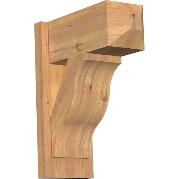 Ekena Millwork Funston Craftsman Smooth Outlooker, Western Red Cedar, 7 1/2"W x 16"D x 20"H OUT08X16X20FST04SWR - main